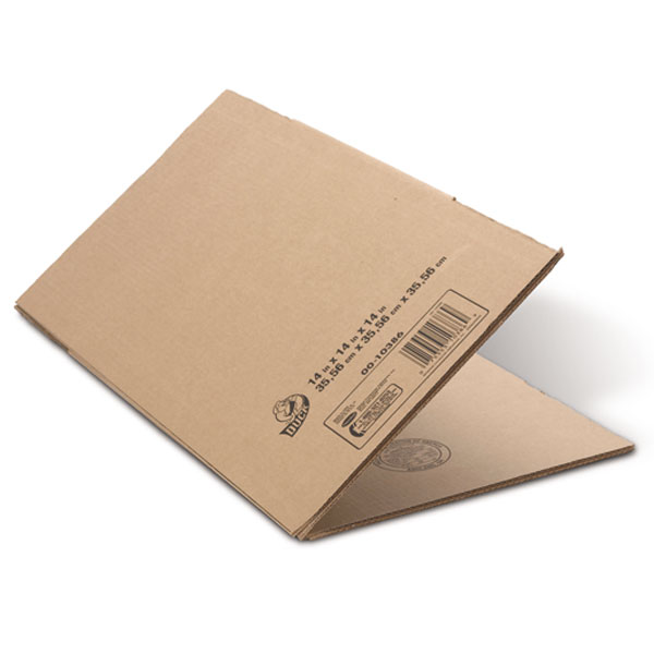 Duck Brand® Kraft Shipping Boxes, 14" x 14" x 14"