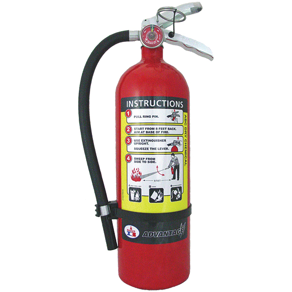 Badger™ Advantage 5 lb ABC Fire Extinguisher w/ Wall Hook – 3A:40B:C
