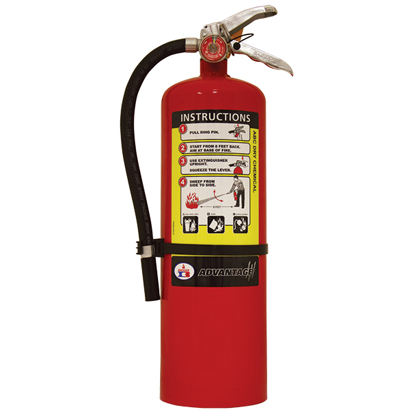 Badger™ Advantage 10 lb ABC Fire Extinguisher w/ Wall Hook – 4A:60B:C