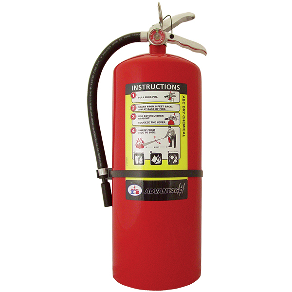 Badger™ Advantage 20 lb ABC Fire Extinguisher w/ Wall Hook – 6A:80B:C