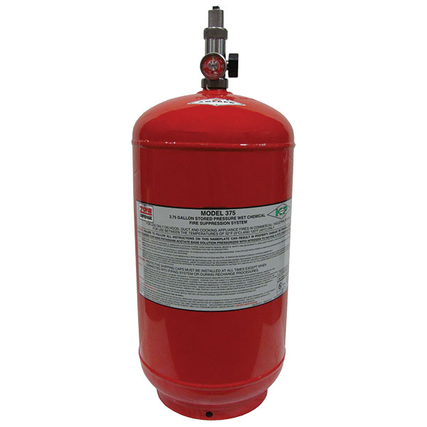 Amerex® Model 3.75 Agent Cylinder, Filled & Charged