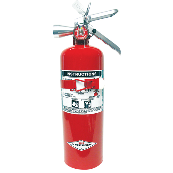 Amerex® 5 lb Halotron® I Fire Extinguisher w/ Vehicle Bracket – 5B:C