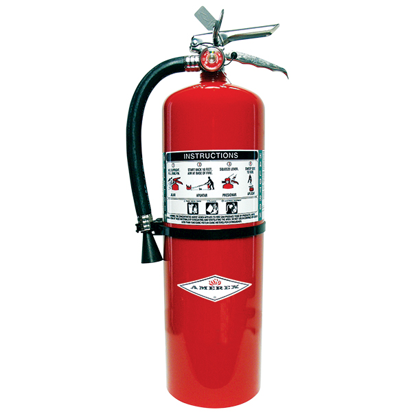 Amerex® 11 lb Halotron® I Fire Extinguisher w/ Wall Hanger – 1A:10B:C