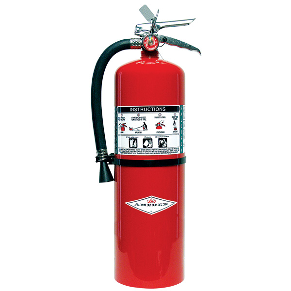 Amerex® 15.5 lb Halotron® I Fire Extinguisher w/ Wall Hanger – 2A:10B:C