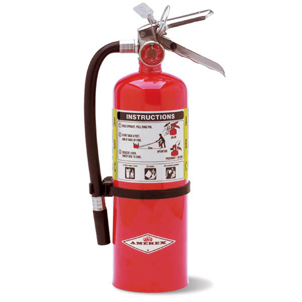 Amerex® 5 lb ABC Fire Extinguisher w/ Wall Hanger – 3A:40B:C