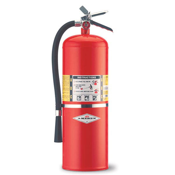 Amerex® 20 lb ABC Fire Extinguisher w/ Wall Hanger – 10A:120B:C