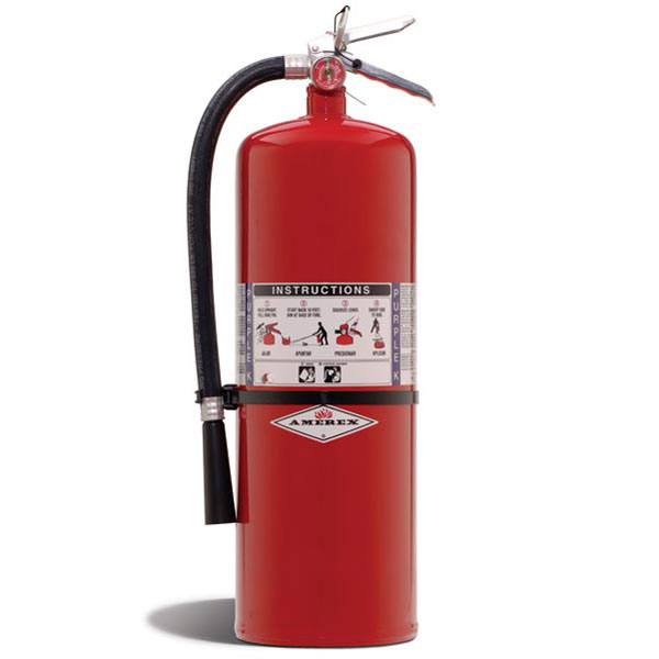 Amerex® 20 lb Purple K Fire Extinguisher w/ Wall Hanger – 120B:C