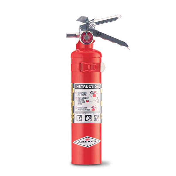 Amerex® 2.5 lb ABC Fire Extinguisher w/ Vehicle Bracket – 1A:10B:C