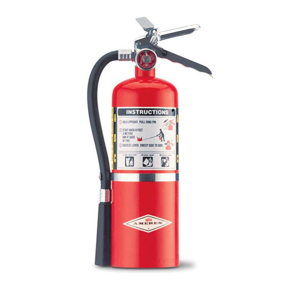 Amerex® 5 lb ABC Fire Extinguisher w/ Wall Hanger – 2A:10B:C