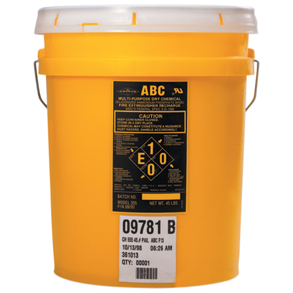 Amerex® ABC "High Performance" Dry Chemical, 45 lb