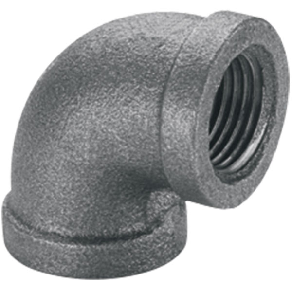 1/2" 90° Black Elbows, Pkg/50 (Sold by Each)