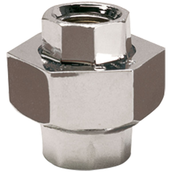 3/8" Chrome Unions, Pkg/20 (Sold by Each)