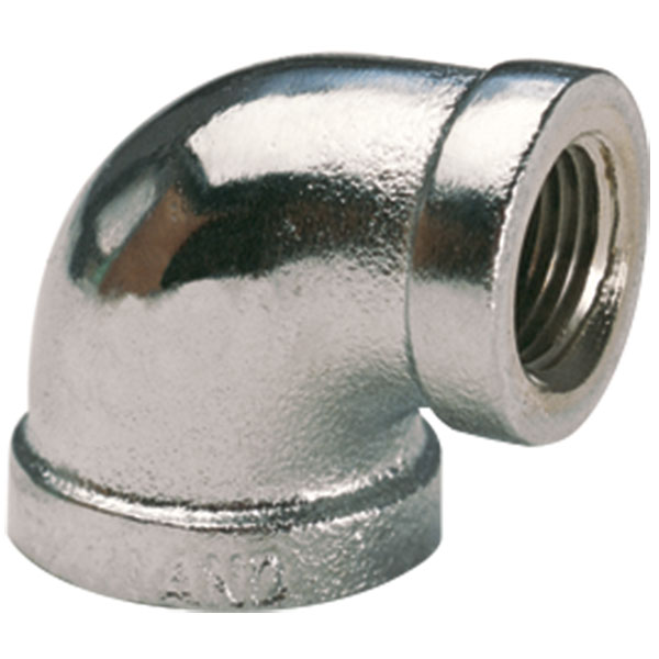 1/2" x 3/8" 90° Chrome Reducing Elbows, Pkg/50 (Sold by Each)
