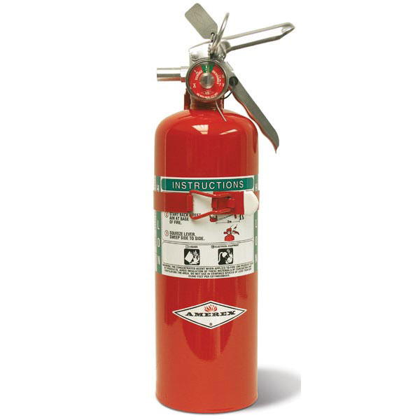 Amerex® 5 lb Halon Fire Extinguisher w/ Vehicle Bracket – 10B:C