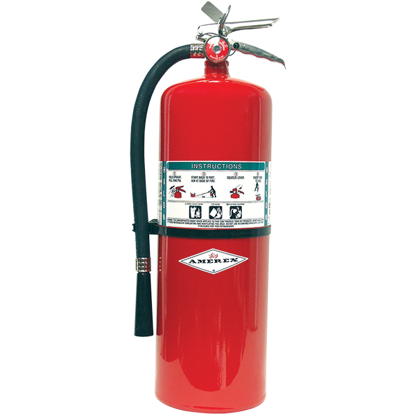 Amerex® 17 lb Halon Fire Extinguisher w/ Brass Valve & Wall Hanger – 4A:80B:C