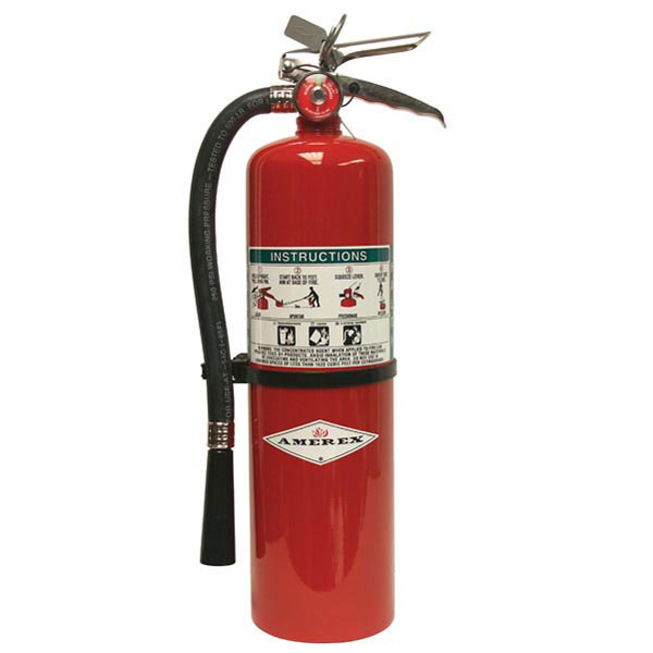 Amerex® 13 lb Halon Fire Extinguisher w/ Brass Valve & Wall Hanger – 2A:40B:C