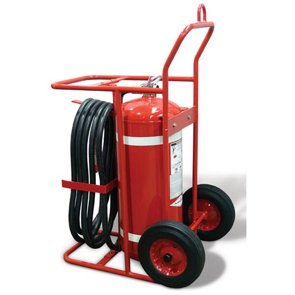 Amerex® 150 lb Halotron® I Wheeled Fire Extinguishser w/ 16" Semi-Pneumatic Wheels – 10A:120B:C