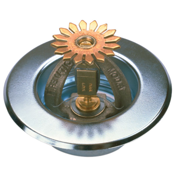 Globe® 2-Piece Recessed Escutcheon, 1/2" Adj, Chrome