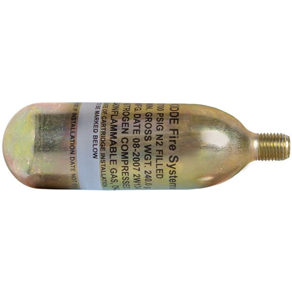 Kidde/Badger™ Range Guard® Nitrogen Actuator Cartridge (XV, UCH Control)