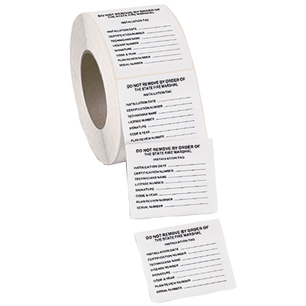 Louisiana Installation Labels, 3 7/8" x 3 7/8"