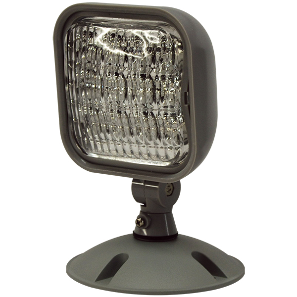 Weather–Resistant LED Remote Head, 3.6V–12V, 1 W, Gray