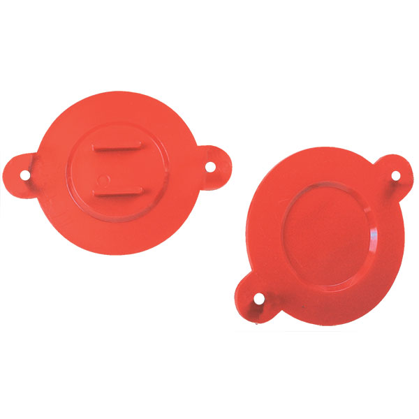 Plastic Break Caps w/ Eye Bolts, Pkg/2