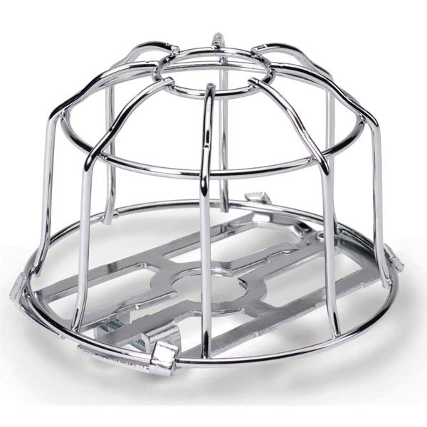 2-Piece Sprinkler Cage, 1/2", Chrome