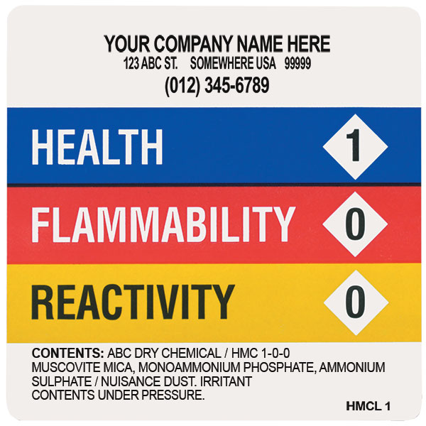 ABC HazMat Labels