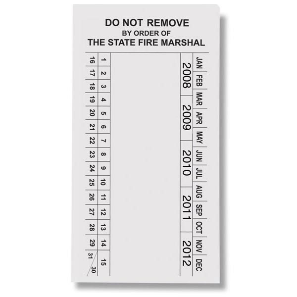 Custom Sprinkler Service Labels, Vinyl