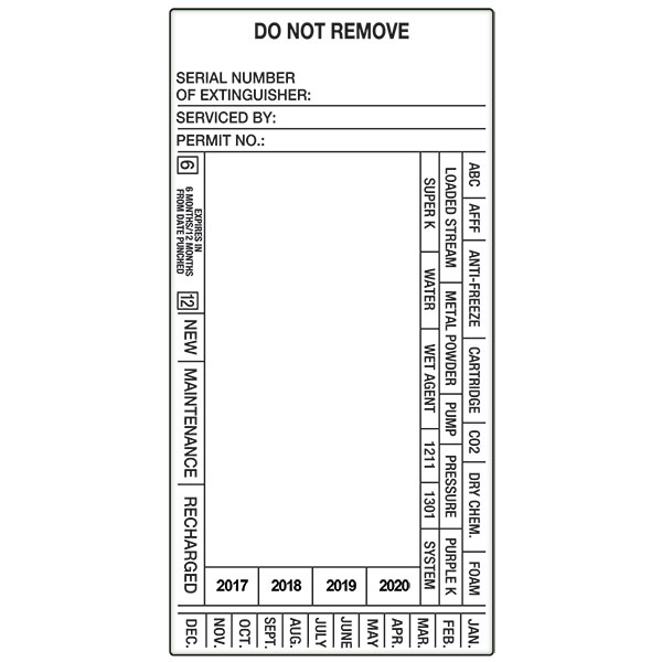 Customized Service Tag Labels