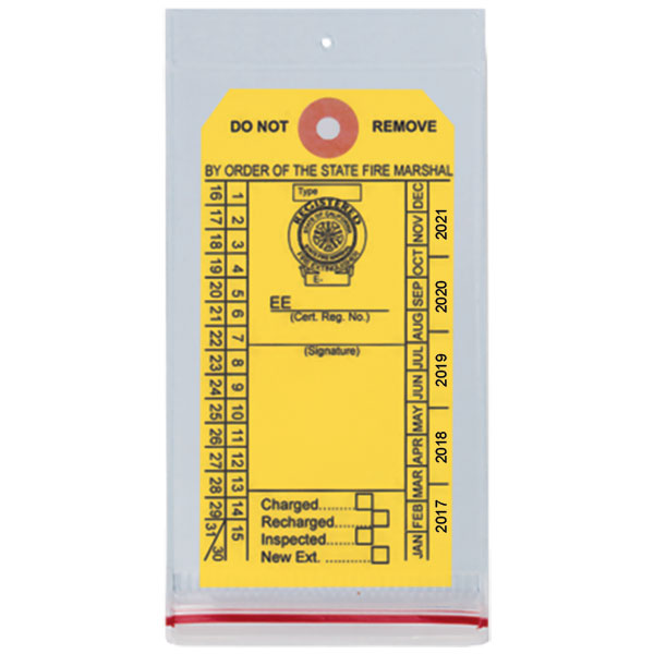 Resealable Tag Cover, 6 3/4" x 3 3/8" (10 mil Satin) – Must Order in Lots of 50