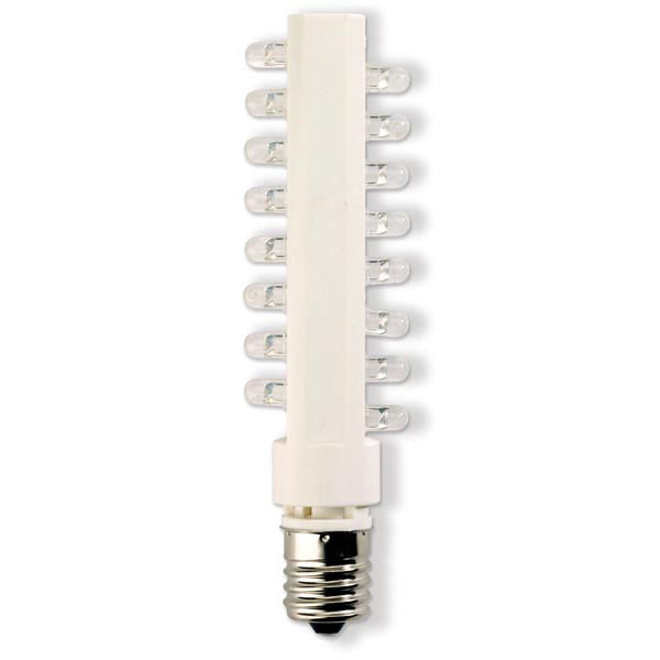 Watt-Man™ Red LED Retrofit Exit Sign Lamp, Intermediate Screw Base, Pkg/2