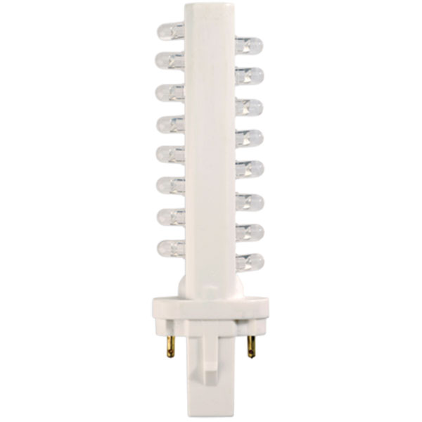 Watt-Man™ Red LED Retrofit Exit Sign Lamp, Fluorescent PL Base