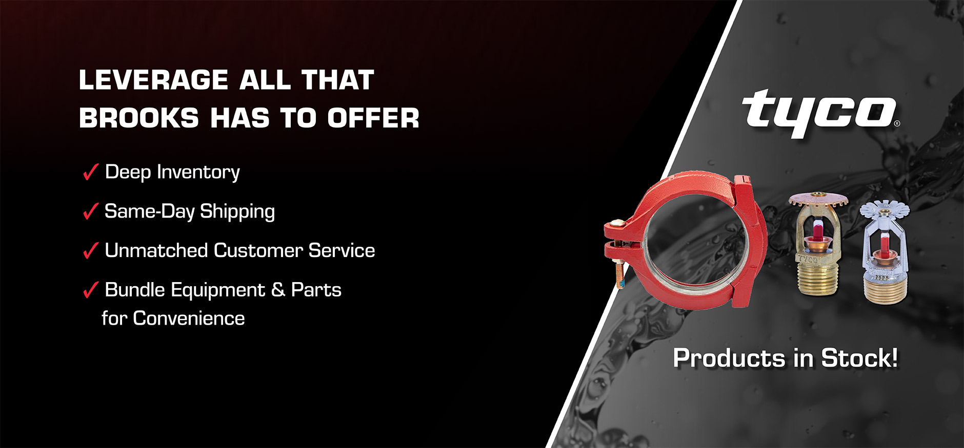 Homepage Banner to Promote Tyco