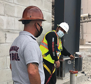 Florida Fire Employee managing site
