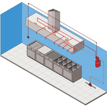 Kitchen Suppression Rendering
