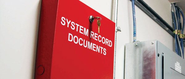 Fire Codes Require Storage Cabinets for Fire Alarm Documents